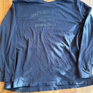 Life is Good Men's XXL Long Sleeve Shirt Brown